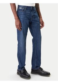 Calvin Klein Jeans Jeansy LV04RE777G Granatowy Slim Fit. Kolor: niebieski #1