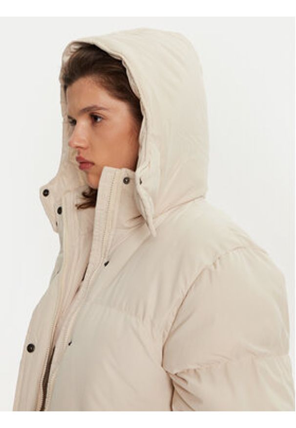 Brave Soul Kurtka puchowa LJK-BUNNYCREAM Écru Oversize. Materiał: syntetyk