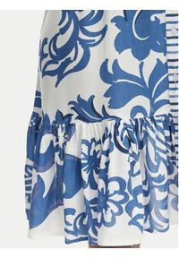 Iconique Sukienka letnia Daphne IC26-036 Niebieski Regular Fit. Kolor: niebieski. Materiał: wiskoza. Sezon: lato #4