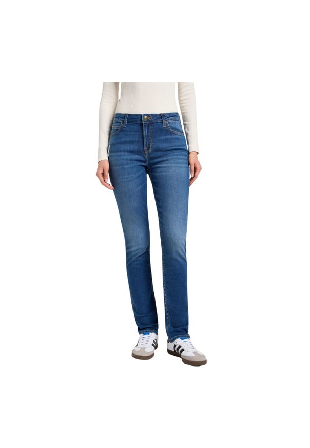 Lee - DAMSKIE SPODNIE LEE ELLY DARK TWIST 112355553