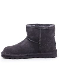 Bearpaw - Buty BearPaw Alyssa Charcoal W 2130W-030 szare. Kolor: szary. Materiał: skóra, futro, zamsz