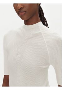 BOSS Golf Faleri 50542885 Beżowy Regular Fit. Typ kołnierza: golf. Kolor: beżowy. Materiał: wełna #4