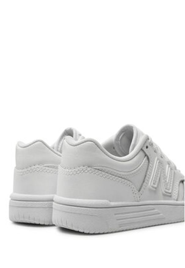 New Balance Sneakersy PSB4803W Biały. Kolor: biały. Materiał: skóra