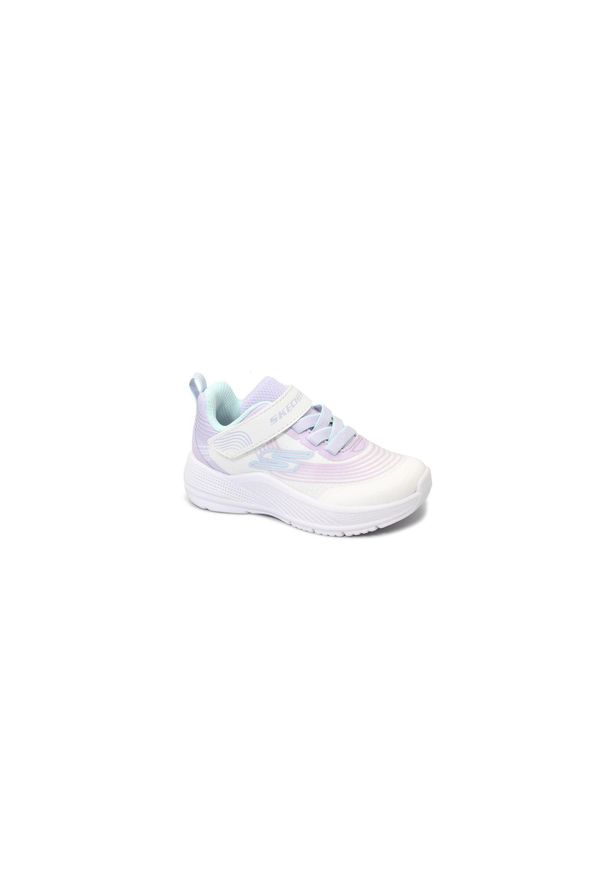skechers - Tenisówki Skechers Model Microspec Advance Kolor Biały. Kolor: biały. Materiał: syntetyk, tkanina. Model: Skechers Sport. Sport: turystyka piesza