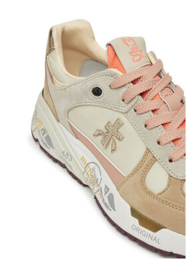 Premiata Sneakersy Mased Var 7397 Beżowy. Kolor: beżowy. Materiał: materiał