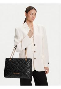 Love Moschino - LOVE MOSCHINO Torebka JC4145PP1NLA0000 Czarny. Kolor: czarny. Materiał: skórzane #5