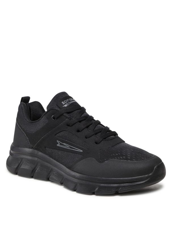 Sneakersy Sprandi WP07-11618-01 Black. Kolor: czarny. Materiał: materiał