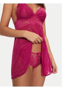 Hunkemöller Komplet bielizny Beatriz 206649 Różowy. Kolor: różowy. Materiał: syntetyk