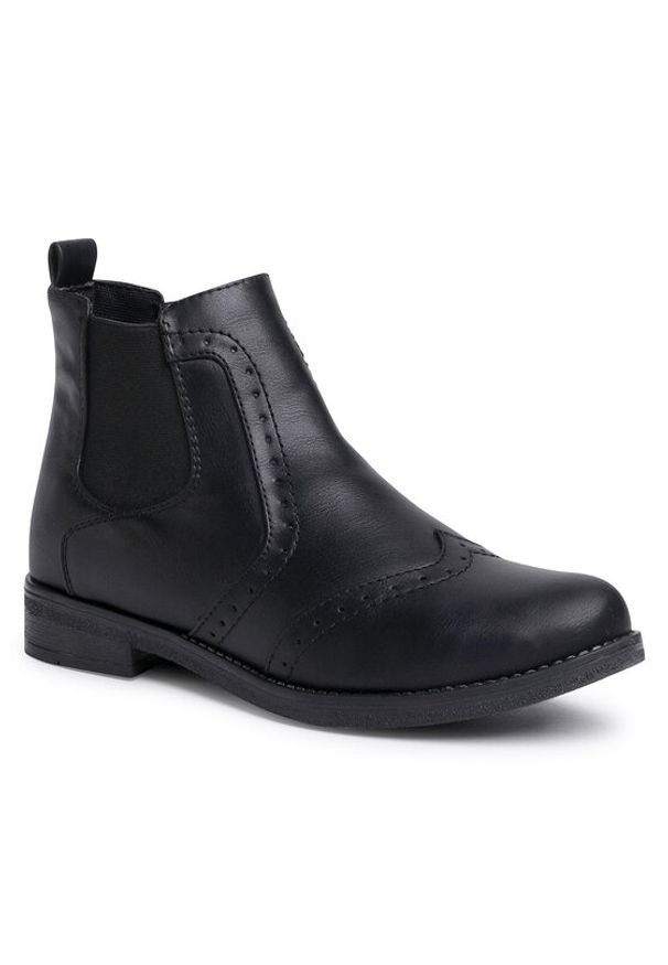 Jenny Fairy Sztyblety TTT-PARISA-04 Czarny. Kolor: czarny. Materiał: skóra