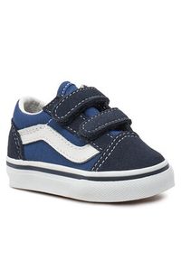 Vans Tenisówki Old Skool V VN000D3YNVY Granatowy. Kolor: niebieski. Materiał: materiał #6