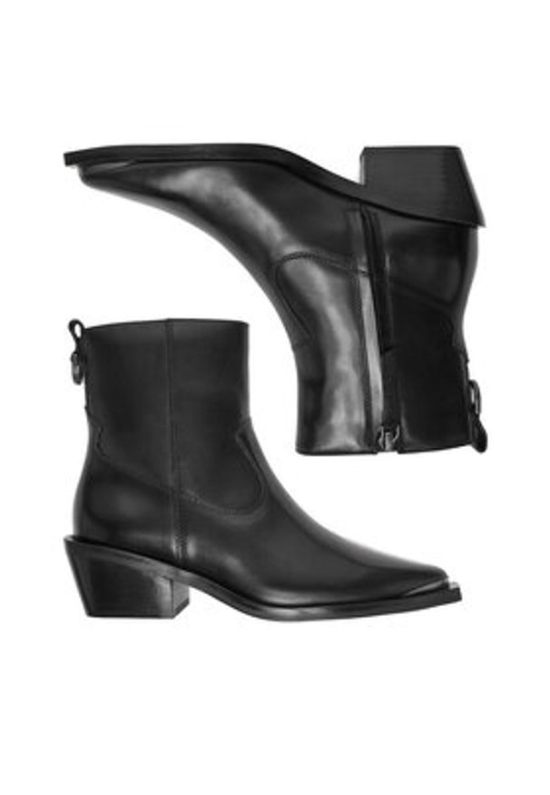 Gino Rossi Kowbojki CEO-LARA-121995 Czarny. Kolor: czarny. Materiał: skóra