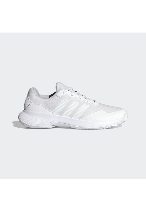 Adidas - Buty Gamecourt 2 Tennis. Kolor: biały. Materiał: guma. Sport: tenis