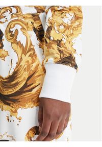 Versace Jeans Couture Bluza 80HAI313 FS196 Biały Regular Fit. Typ kołnierza: kołnierzyk włoski. Kolor: biały. Materiał: bawełna #2