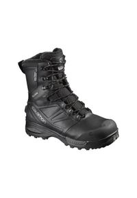 salomon - Buty trekkingowe męskie Salomon Toundra Pro Climashield Waterproof. Wysokość cholewki: za kostkę. Zapięcie: sznurówki. Kolor: czarny. Materiał: materiał. Szerokość cholewki: normalna. Sport: turystyka piesza #1