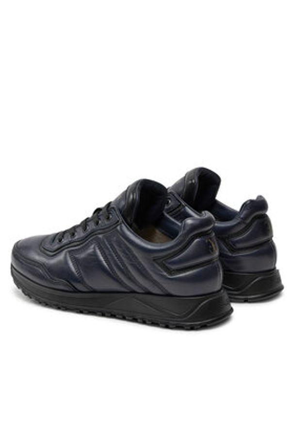 Fabi Sneakersy FU1240BL Granatowy. Kolor: niebieski. Materiał: skóra