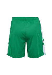 Szorty dla dzieci Hummel. Kolor: zielony. Materiał: materiał. Styl: sportowy