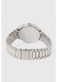 Calvin Klein zegarek kolor srebrny. Kolor: srebrny. Materiał: materiał #2