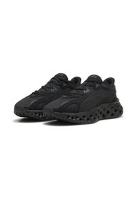 Puma - Buty do biegania unisex SOFTRIDE Frequence PUMA Black Flat Dark Gray. Kolor: wielokolorowy, czarny, szary. Materiał: materiał, syntetyk
