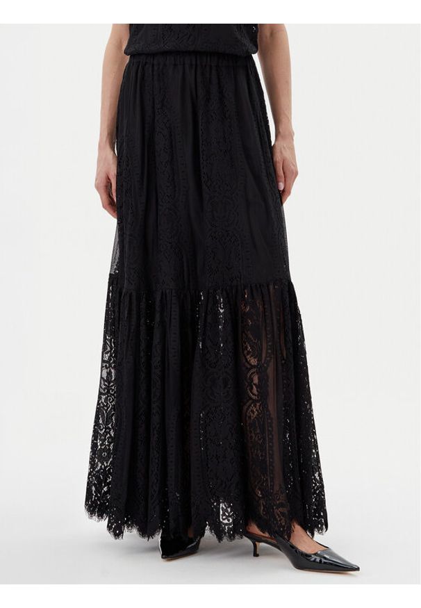 Herskind Spódnica maxi 5577204 Czarny Regular Fit. Kolor: czarny. Materiał: syntetyk