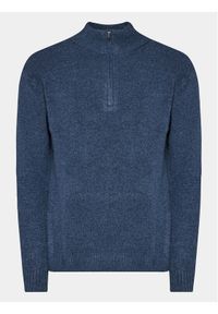 INDICODE Sweter Lokant 35-722 Granatowy Regular Fit. Kolor: niebieski. Materiał: syntetyk