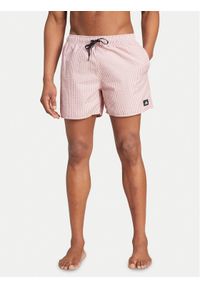 Adidas - adidas Szorty kąpielowe Stripey Classics IX9677 Różowy Regular Fit. Kolor: różowy. Materiał: syntetyk #1