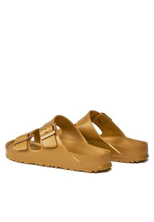 Birkenstock Klapki Arizona 1022465 Złoty. Kolor: złoty