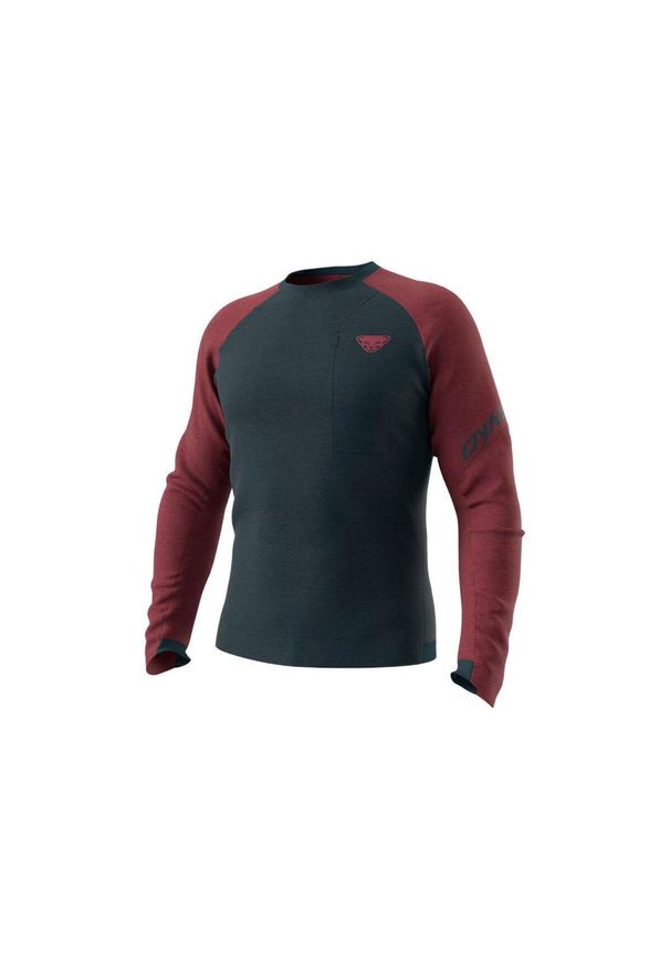 Bluza trekkingowa męska Dynafit 24/7 Polartec Pullover bordowy/szary l. Kolor: czerwony, wielokolorowy, szary. Materiał: materiał
