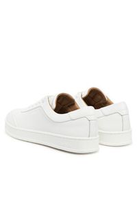 Calvin Klein Sneakersy Low Top Lace Up Oxford Rubb Lth HM0HM01708 Biały. Kolor: biały. Materiał: nubuk, skóra #5