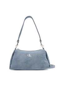 Calvin Klein Torebka Denim Layla Shoulder Bag Sm LV04F3222G Niebieski. Kolor: niebieski