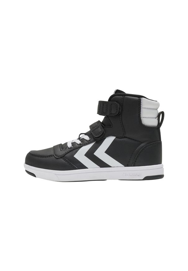 Hummel - Buty do chodzenia dla dzieci Hummerl high top Stadil Light Quick. Kolor: biały, wielokolorowy, czarny. Sport: turystyka piesza
