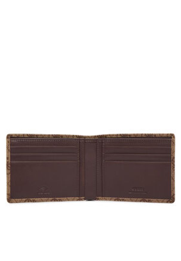 Guess Portfel SMMALL LEA27 Brązowy. Kolor: brązowy. Materiał: skóra