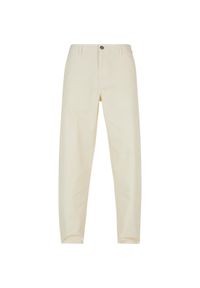 Spodnie z płótna Urban Classics. Kolor: biały #1