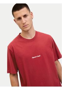 Jack & Jones - Jack&Jones T-Shirt Norrebro 12282892 Czerwony Relaxed Fit. Kolor: czerwony. Materiał: bawełna #3