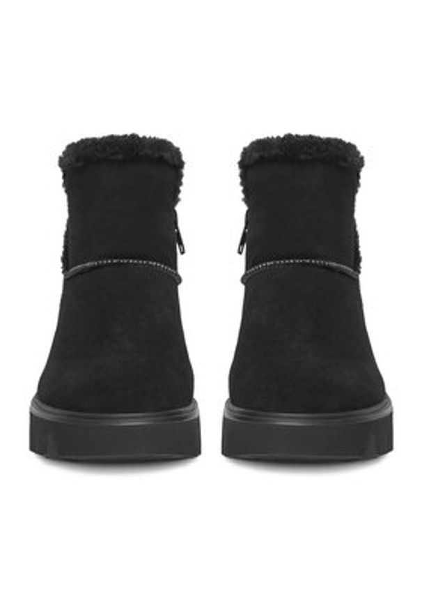 Rieker Śniegowce CEO-W2071-00 Czarny. Kolor: czarny. Materiał: skóra, zamsz