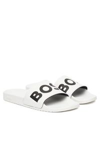 BOSS Klapki Aryeh 50536835 Biały. Kolor: biały. Materiał: skóra #5