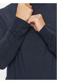 BOSS - Boss Sweter Astefe 50497604 Granatowy Regular Fit. Kolor: niebieski. Materiał: wełna