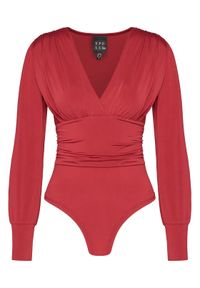 ACCESS FASHION Body 54-2018-324 Czerwony Slim Fit. Kolor: czerwony. Materiał: syntetyk