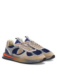 Philippe Model Sneakersy A012054 OYLU NR02 Beżowy. Kolor: beżowy. Materiał: zamsz, skóra #2