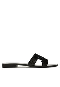 Karl Lagerfeld - KARL LAGERFELD Klapki Skoot II KL80402 Czarny. Kolor: czarny. Materiał: skóra