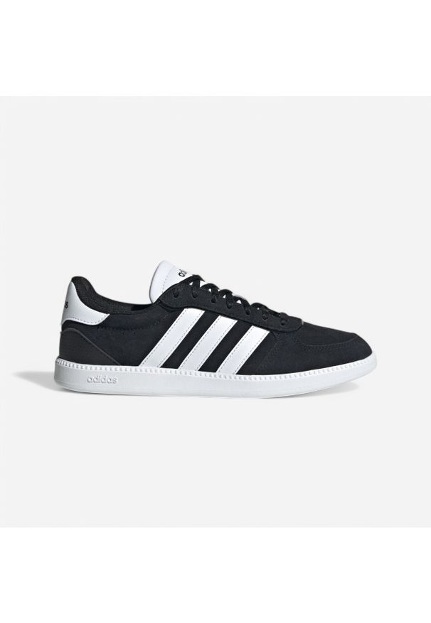 Adidas - Sneakersy damskie ADIDAS Breaknet Sleek. Okazja: na co dzień. Kolor: czarny. Materiał: kauczuk, syntetyk. Szerokość cholewki: normalna. Sport: turystyka piesza