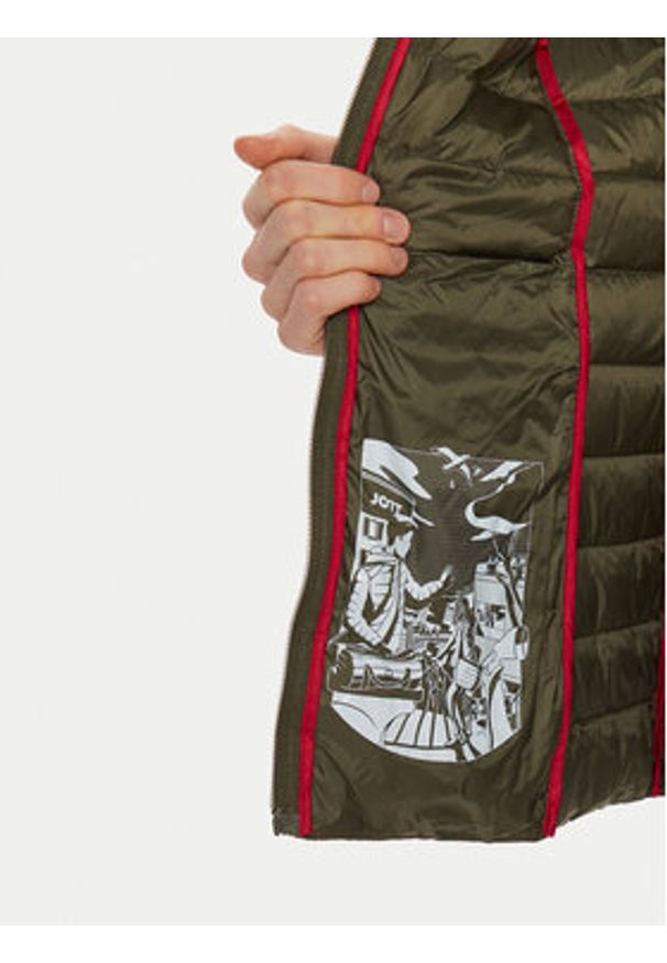 Jott Kurtka puchowa Cloe P000WDOW01 Zielony Slim Fit. Kolor: zielony. Materiał: syntetyk