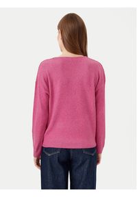 only - ONLY Sweter Rica 15224360 Różowy Regular Fit. Kolor: różowy. Materiał: syntetyk