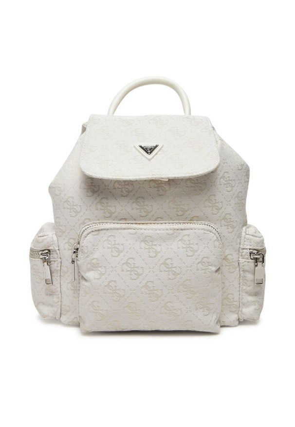 Guess Plecak V5GZ05 WH492 Biały. Kolor: biały. Materiał: materiał