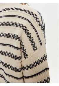 Weekend Max Mara Sweter Foster 2425366151 Beżowy Standard Fit. Kolor: beżowy. Materiał: bawełna, syntetyk #3