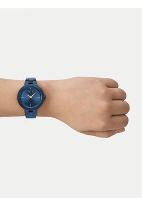 Armani Exchange Zegarek AX5175 Niebieski. Kolor: niebieski