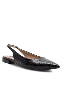 Nine West Baleriny AAFIA JF2187-1 Czarny. Kolor: czarny. Materiał: materiał #6