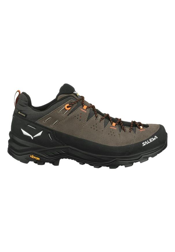 Buty Trekkingowe Męskie Salewa Alp Trainer 2 Gtx. Kolor: brązowy, czarny, wielokolorowy. Materiał: syntetyk, zamsz, materiał