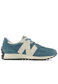 Buty młodzieżowe New Balance G3272G4 - niebieskie. Okazja: na co dzień. Zapięcie: sznurówki. Kolor: niebieski. Materiał: materiał, syntetyk, guma, zamsz. Szerokość cholewki: normalna. Sezon: lato #1