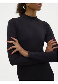 Vero Moda Sukienka codzienna Mary 10314441 Czarny Slim Fit. Okazja: na co dzień. Kolor: czarny. Materiał: wiskoza. Typ sukienki: proste. Styl: casual #4