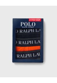 Ralph Lauren - RALPH LAUREN - Bawełniane bokserki z logo (3-pack). Stan: obniżony. Kolor: czarny. Materiał: bawełna. Wzór: moro